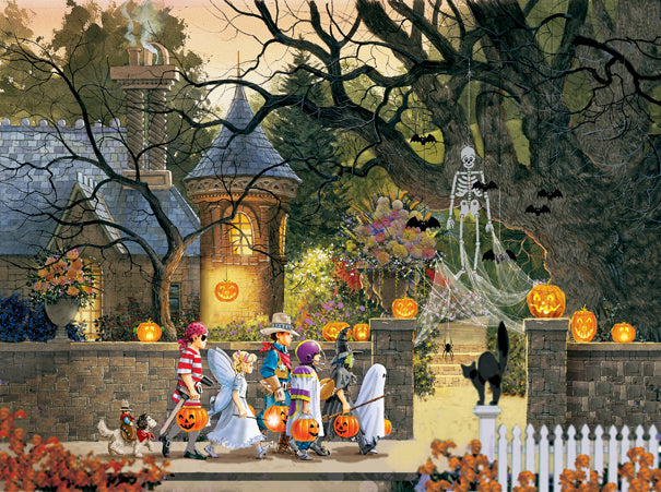 Friends on Halloween af ​​Doug Laird, 1000 brikker puslespil