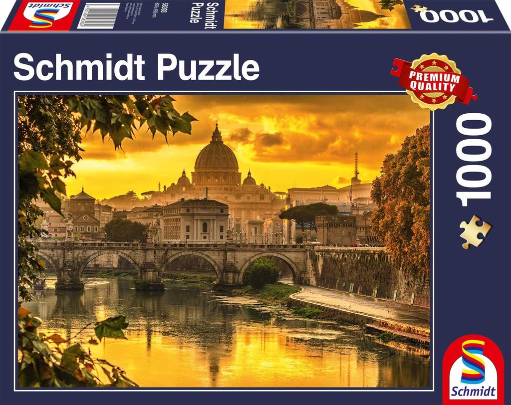 Golden Light Over Rome by Schmidt, 1000 Piece Puzzle