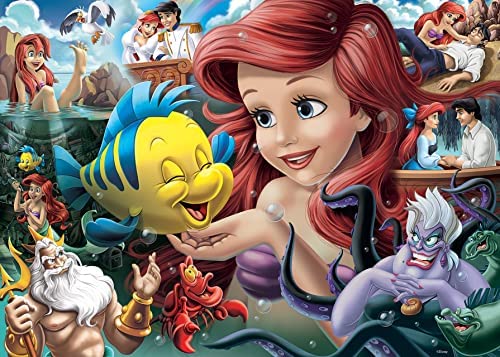 Ravensburger Disney Princess Heroines Den Lille Havfrue, 1000 brikkers puslespil