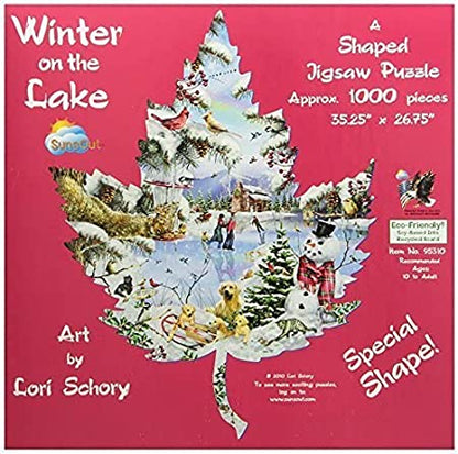Winter on the Lake by Lori Schory, 1000 Piece Puzzle