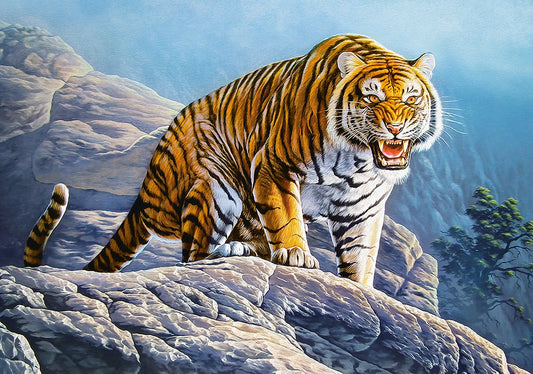 Tiger on the Rocks, 500 brikkers puslespil