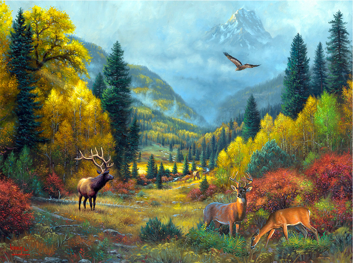 Autumn's Call van Mark Keathley, puzzel van 1000 stukjes