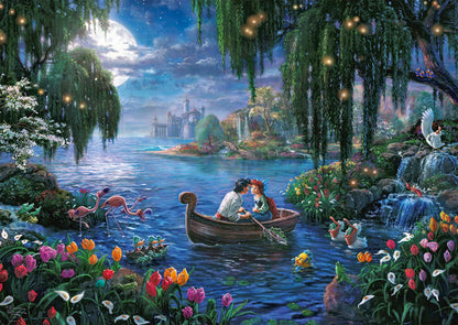 The Little Mermaid and Prince Eric by Thomas Kinkade, 1000 Piece Puzzle