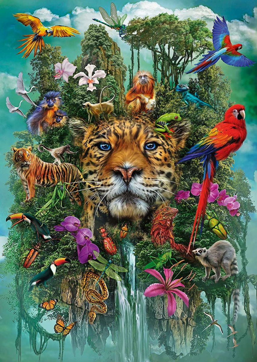 King of the Jungle by Ciro Marchetti, 1000 Piece Puzzle