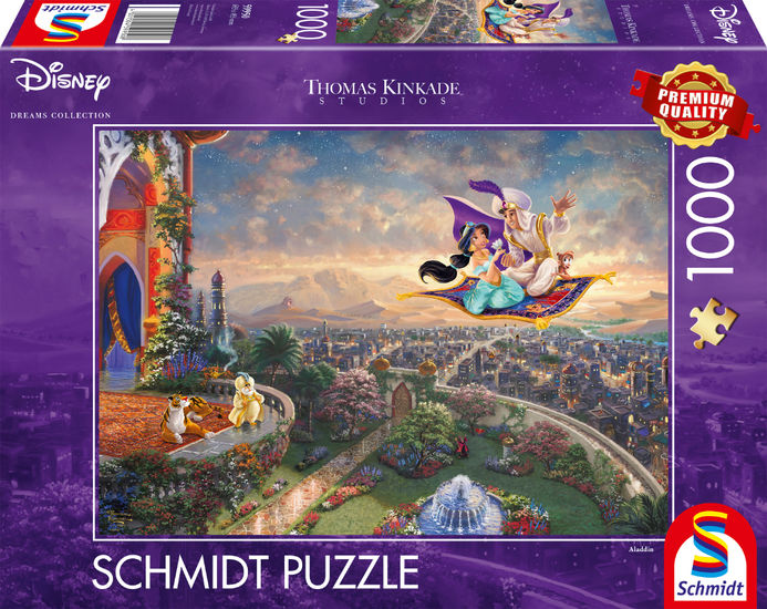 Aladdin by Thomas Kinkade, 1000 Piece Puzzle