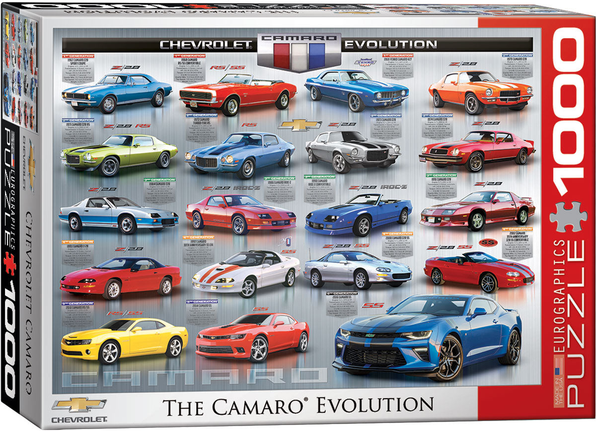Chevrolet The Camaro Evolution van Eurographics, puzzel van 1000 stukjes