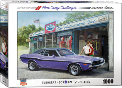 Plum Crazy Challenger by Greg Giordano, 1000 Piece Puzzle