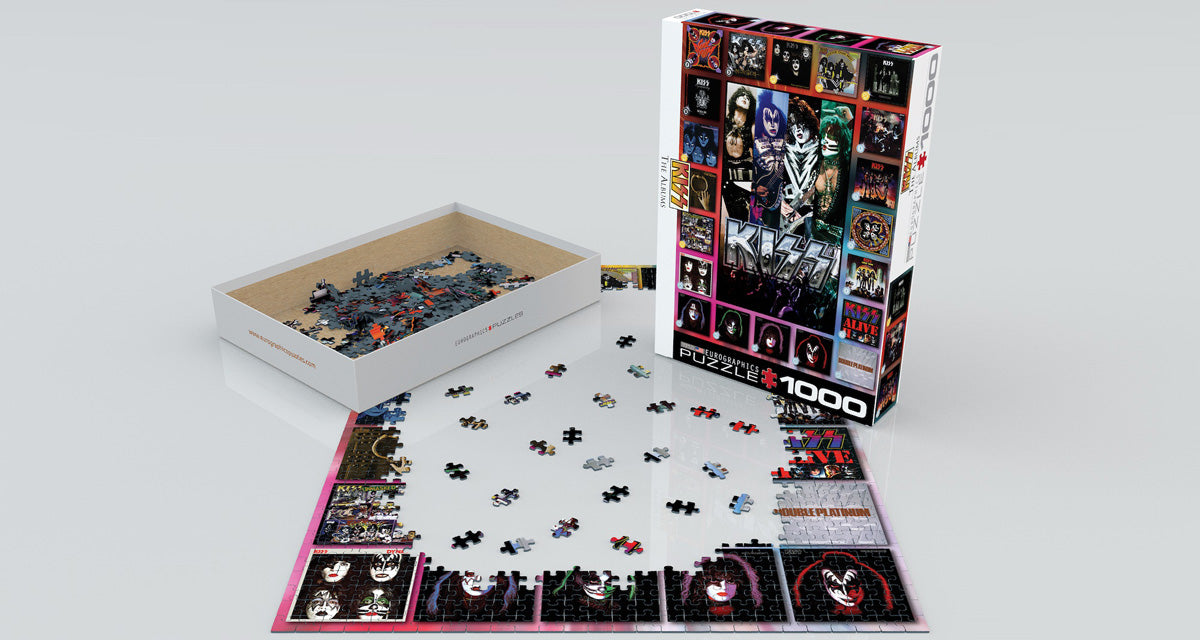 Kiss the Albums by Eurographics, 1000 Piece Puzzle