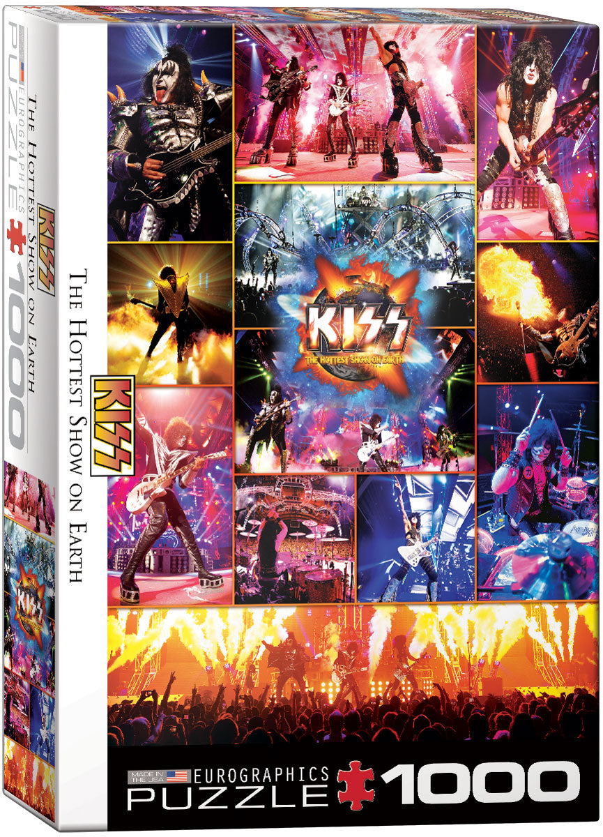 Kiss The Hottest Show on Earth by Eurographic, 1000 Piece Puzzle
