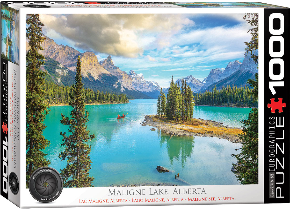 Maligne Lake, Alberta by Eurographics, 1000 Piece Puzzle