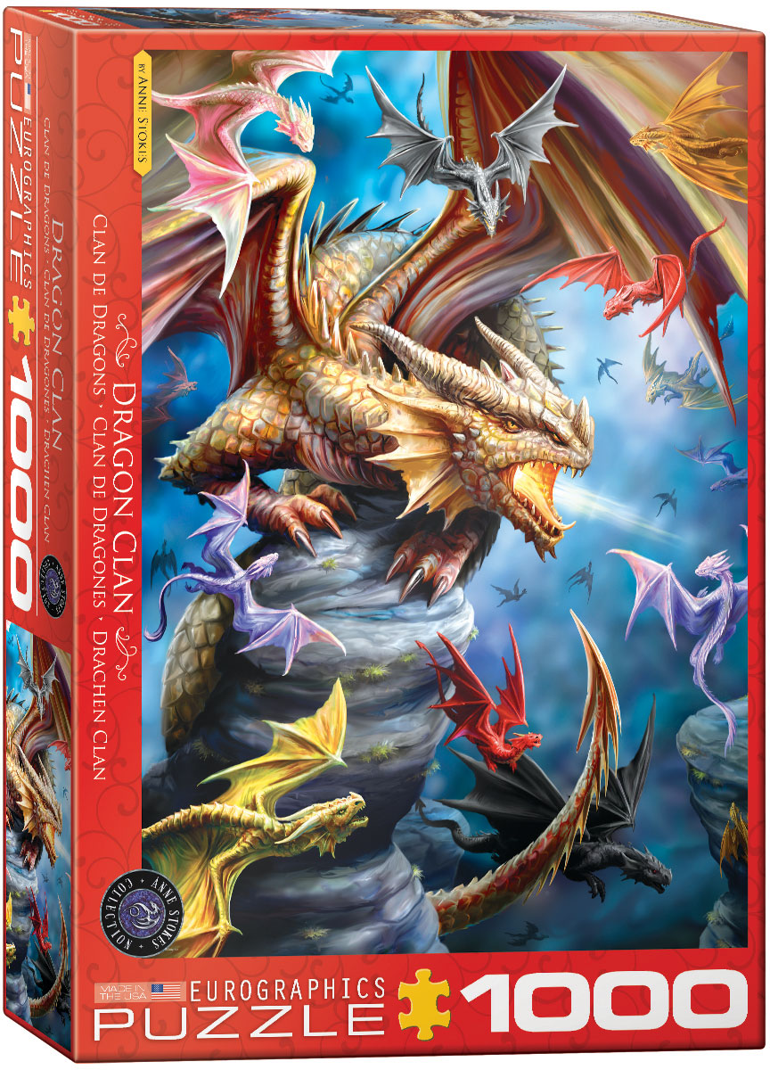 Dragon Clan by Anne Stokes, 1000 Piece Puzzle