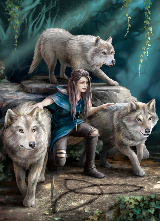 The power of three af Anne Stokes, 1000 brikker puslespil