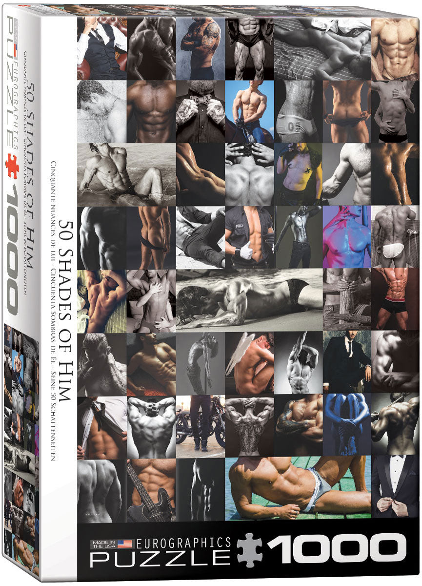 50 Shades of Him by Eurographics, 1000 Piece Puzzle