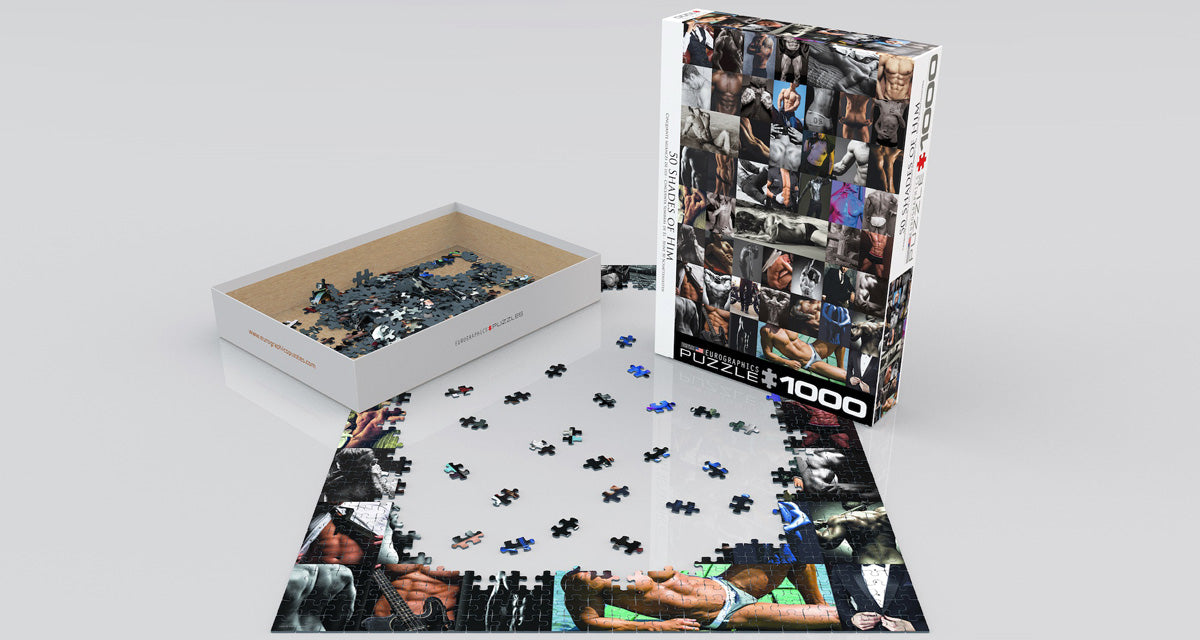 50 Shades of Him by Eurographics, 1000 Piece Puzzle