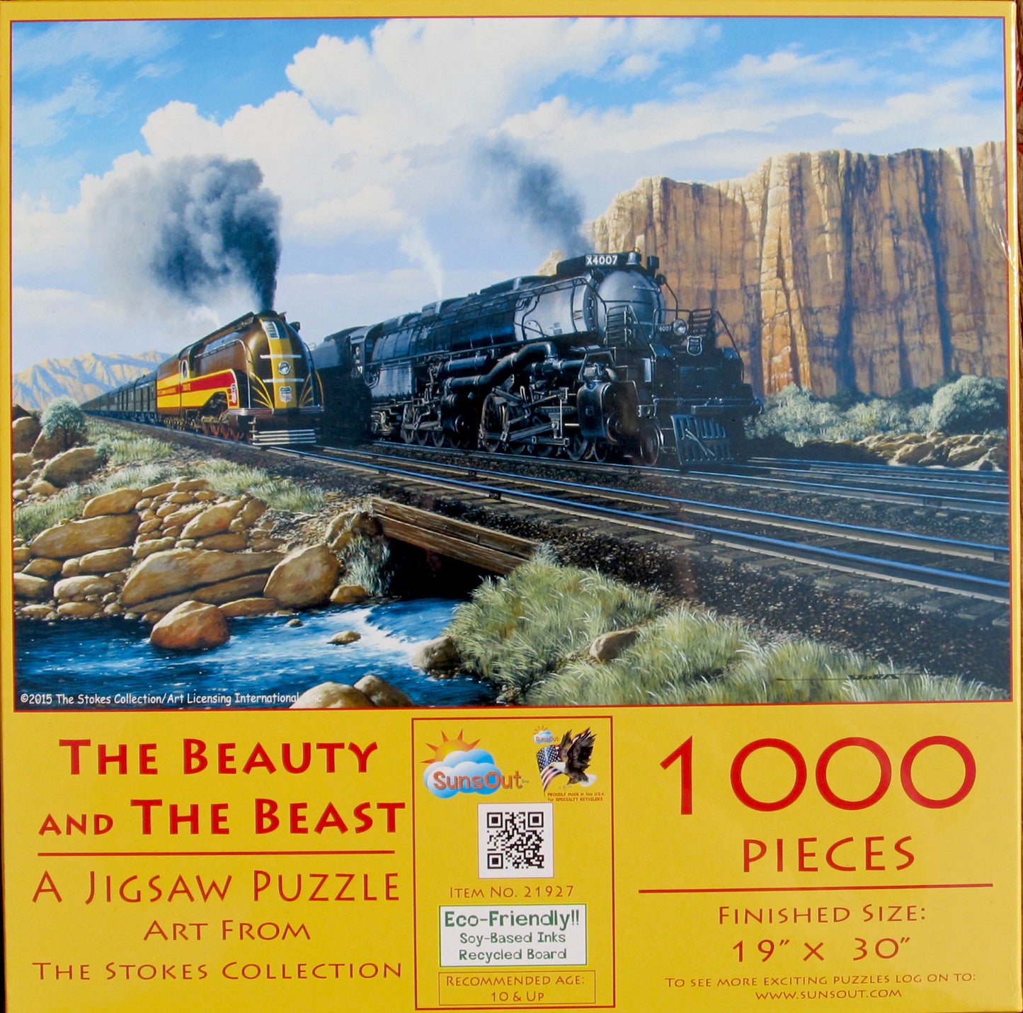 The Beauty and the Beast from The Stokes Collection, 1000 Piece Puzzle