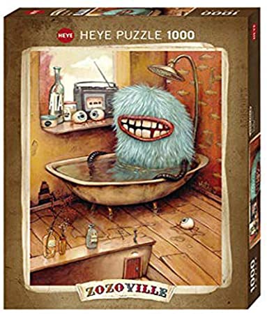 Zozoville badkuip van Mateo Dineen, puzzel van 1000 stukjes
