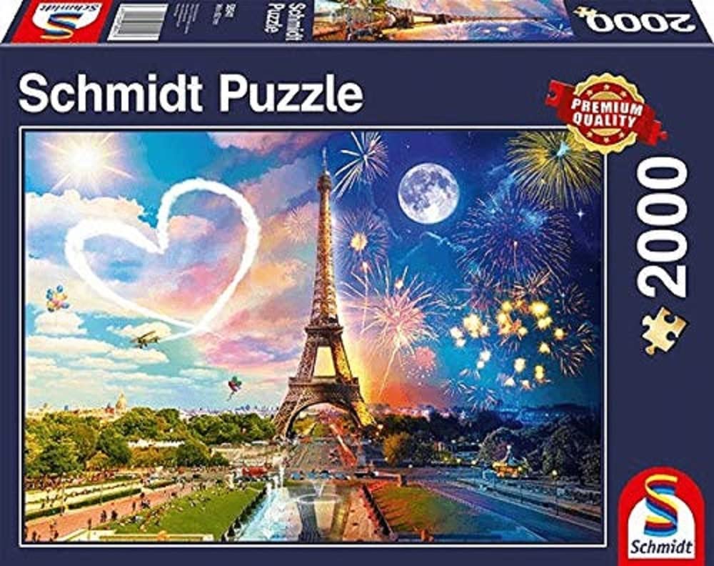 Paris Day & Night by Lars Stewart, 2000 Piece Puzzle