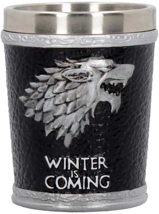 Game of Thrones Winter is Coming Wolf Shot Glass