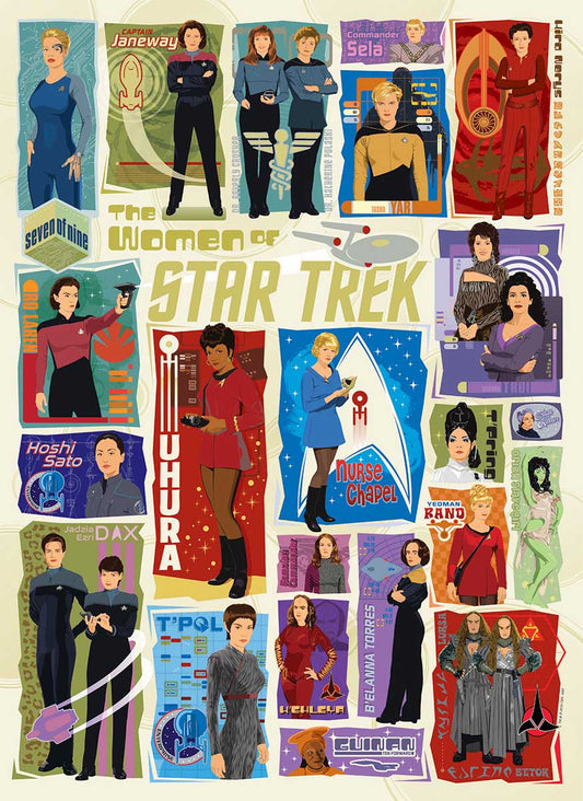 De vrouwen van Star Trek, puzzel van 1000 stukjes