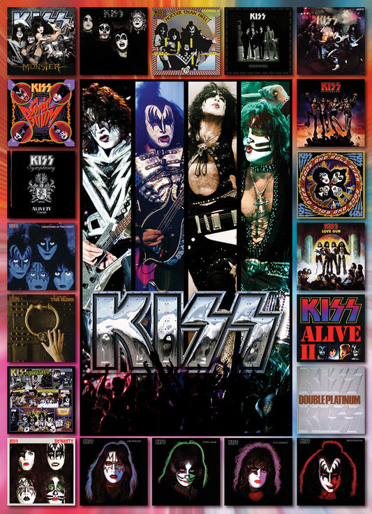 Kiss the Albums by Eurographics, 1000 Piece Puzzle