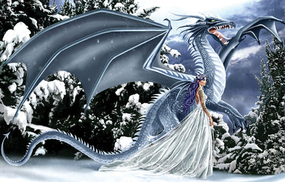 Ice Dragon by Nene Thomas, 1000 Piece puzzle