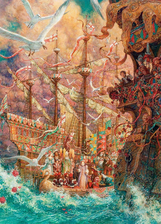 Shipside Celebration by Anton Lomaev, 750 Piece Puzzle