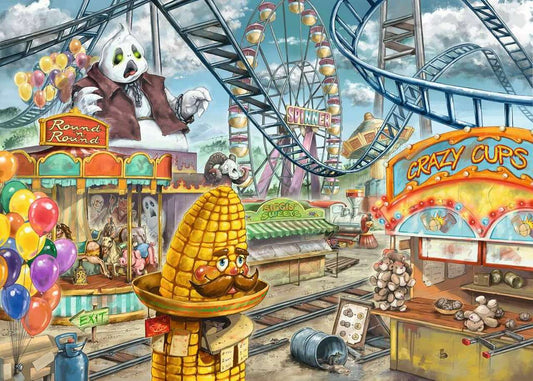 Exit Puzzle, Amusement Park Plight by Alexander Jung, 368 Piece Puzzle
