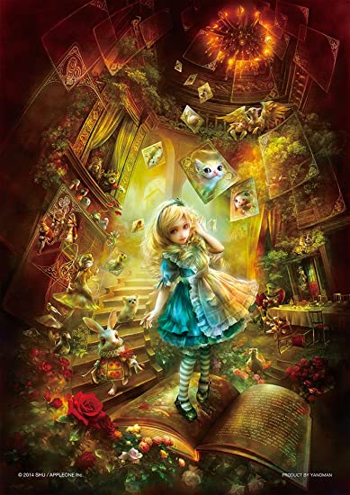 Alice In Wonderland van Shu, houten puzzel van 300 stukjes