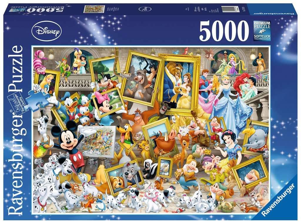 Artistieke Mickey van Disney, puzzel van 5000 stukjes