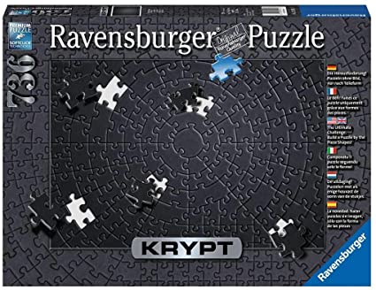 Krypt - Zwart van Ravensburger, puzzel van 736 stukjes