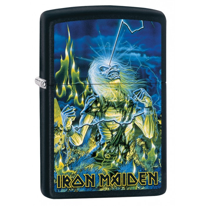 Zippo-aansteker: Iron Maiden, Live After Death - Zwart mat