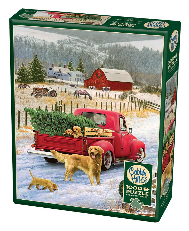 Christmas on the Farm by Greg Gindano, 1000 Piece Puzzle