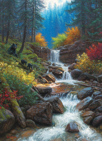 Mountain Cascade by Mark Keathley, 1000 Piece Puzzle