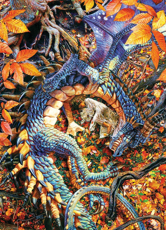 Abby's Dragon af David Leri, 1000 brikker puslespil