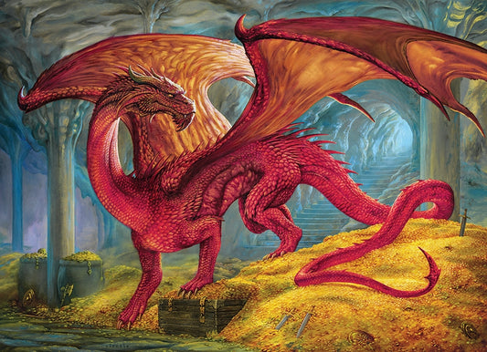 Red Dragon's Treasure van Ciruelo, puzzel van 1000 stukjes