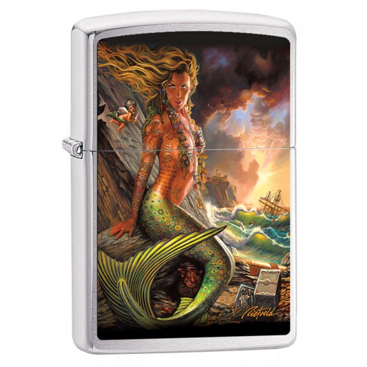 Zippo Lighter: Mermaid Loreilei by Rick Rietveld