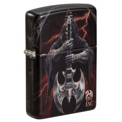 Zippo Lighter: Anne Stokes Grim Reaper with Battle Axe