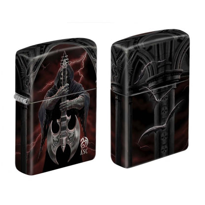 Zippo Lighter: Anne Stokes Grim Reaper with Battle Axe