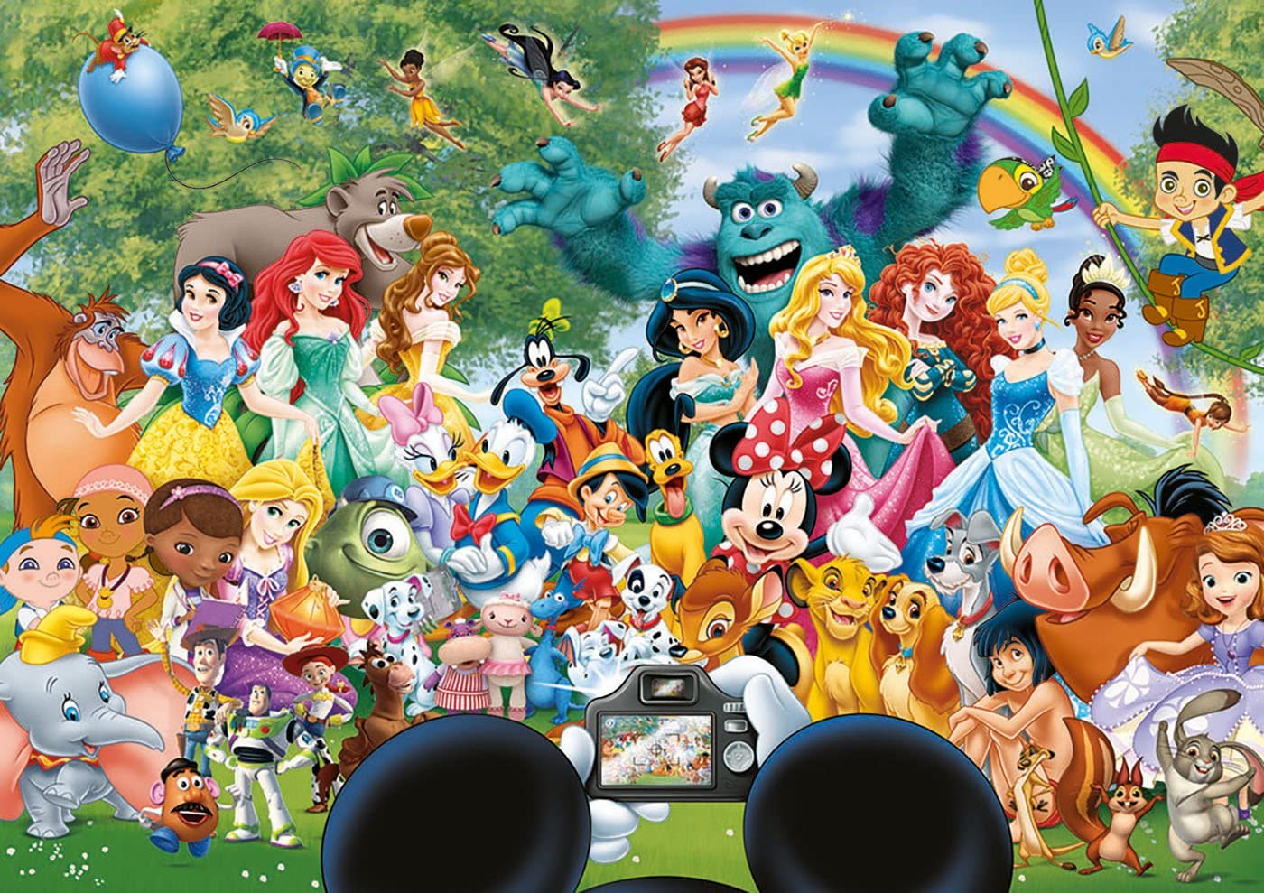 The Wonderful World of Disney af Disney, 1000 brikker puslespil
