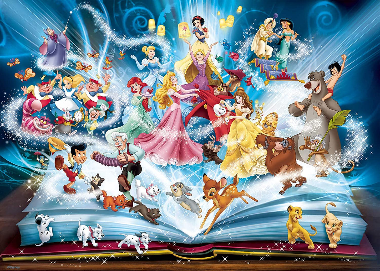 Disney's magische verhalenboek van Disney, puzzel van 1500 stukjes