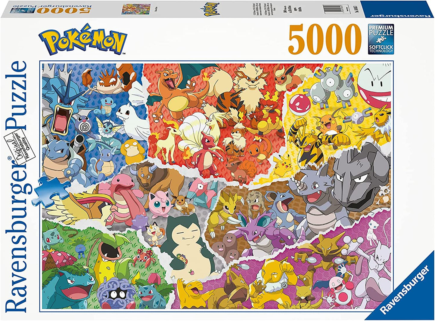 Ravenburger Pokémon Allstars puzzel van 5000 stukjes