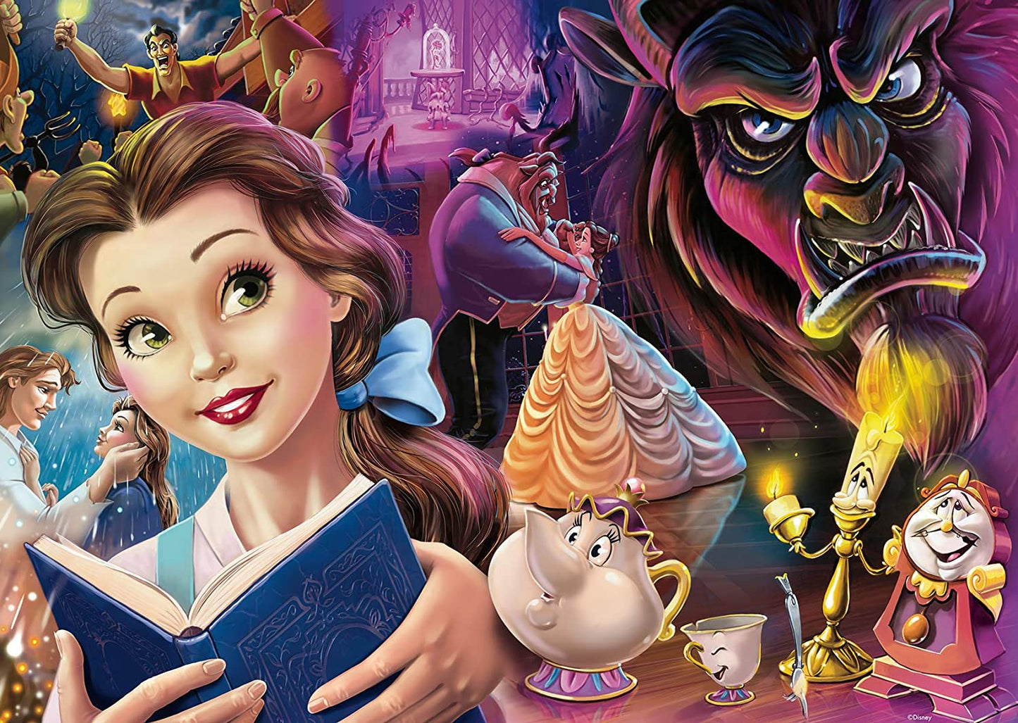 Collector's edition Belle van Disney, puzzel van 1000 stukjes