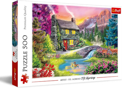 Mountian Idyll by P.D Moreno, 500 Piece Puzzle