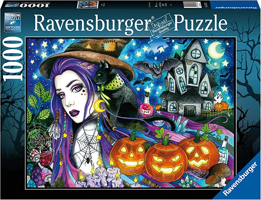 Halloweenmagie van Pixie Cold, puzzel van 1000 stukjes