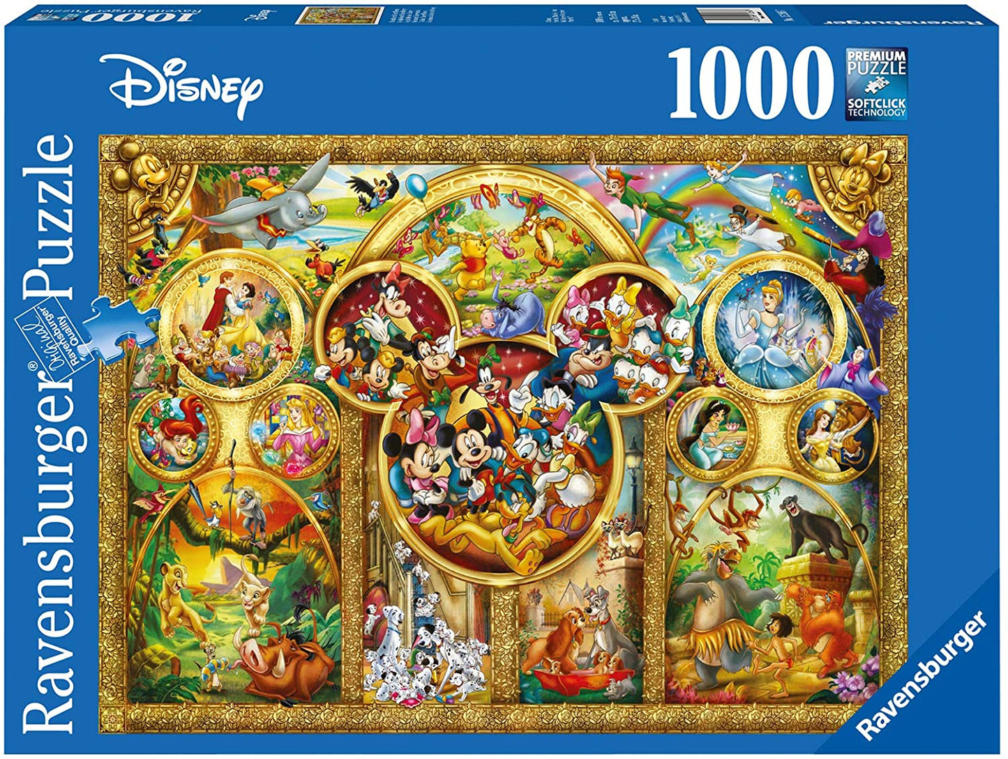 De beste Disney-thema's van Disney, puzzel van 1000 stukjes