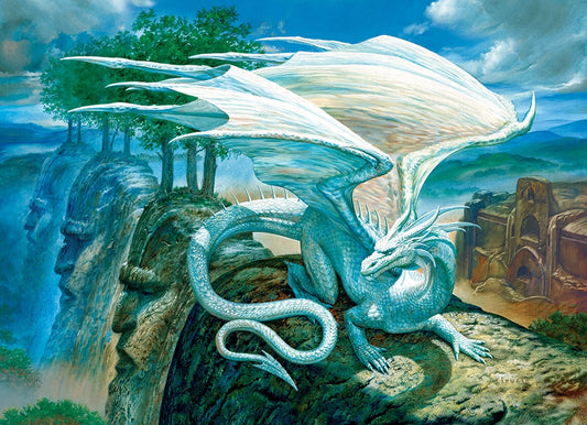White Dragon by Ciruelo, 500 Piece Puzzle