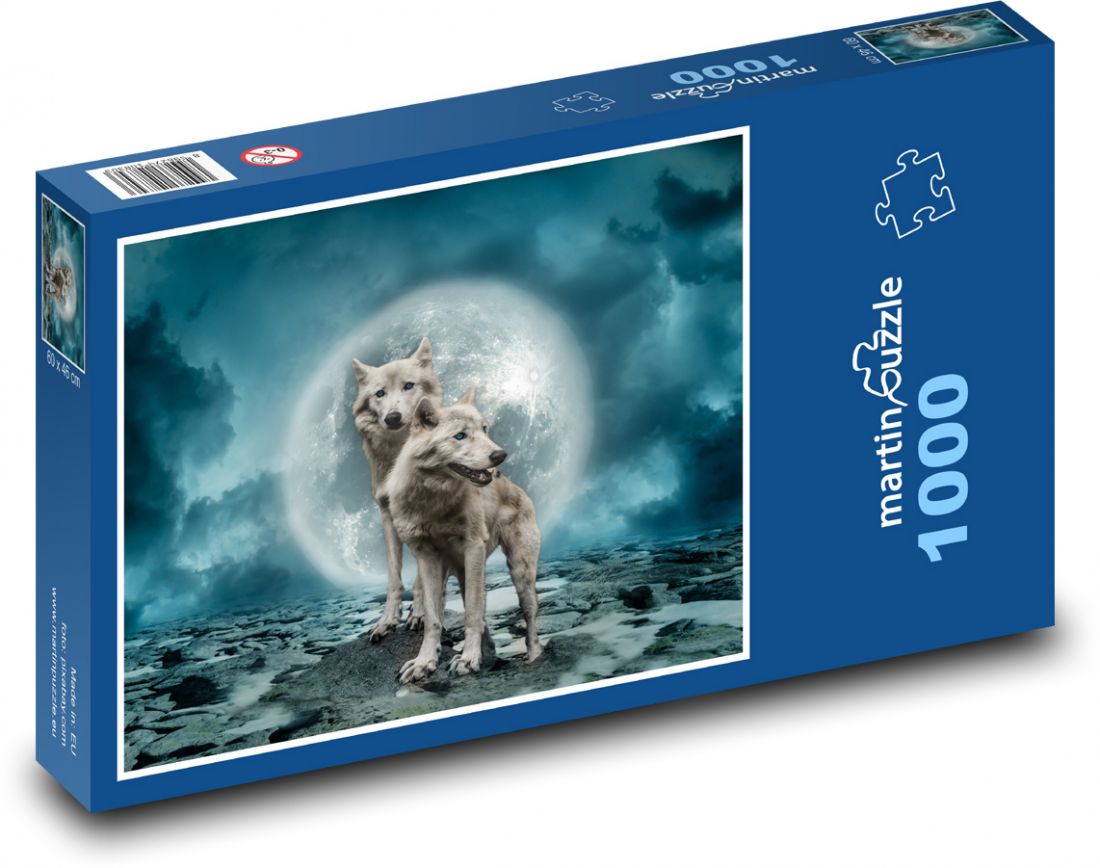 The Wolf Moon Martin Puzzle, 1000 Piece Puzzle