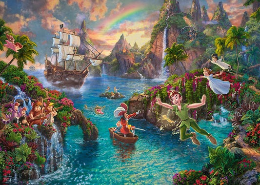Peter Pan van Thomas Kinkade, puzzel van 1000 stukjes