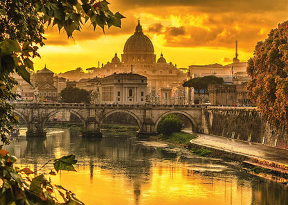 Golden Light Over Rome by Schmidt, 1000 Piece Puzzle