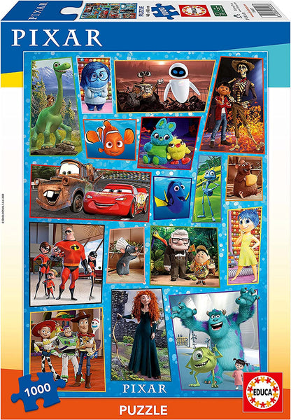 Disney Pixar Collage, 1000 Piece Jigsaw Puzzle